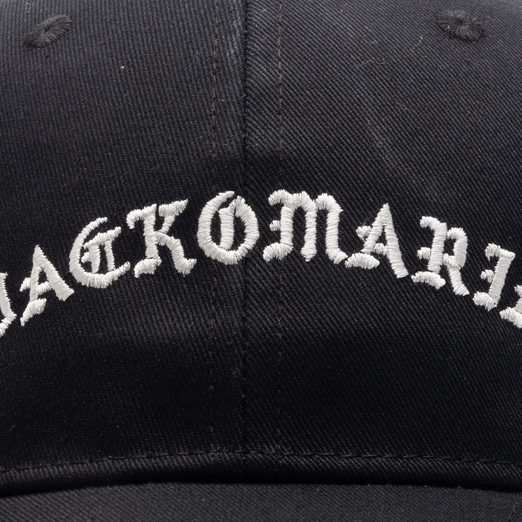 6 Panel Cap Type 1 - Black - Image 2