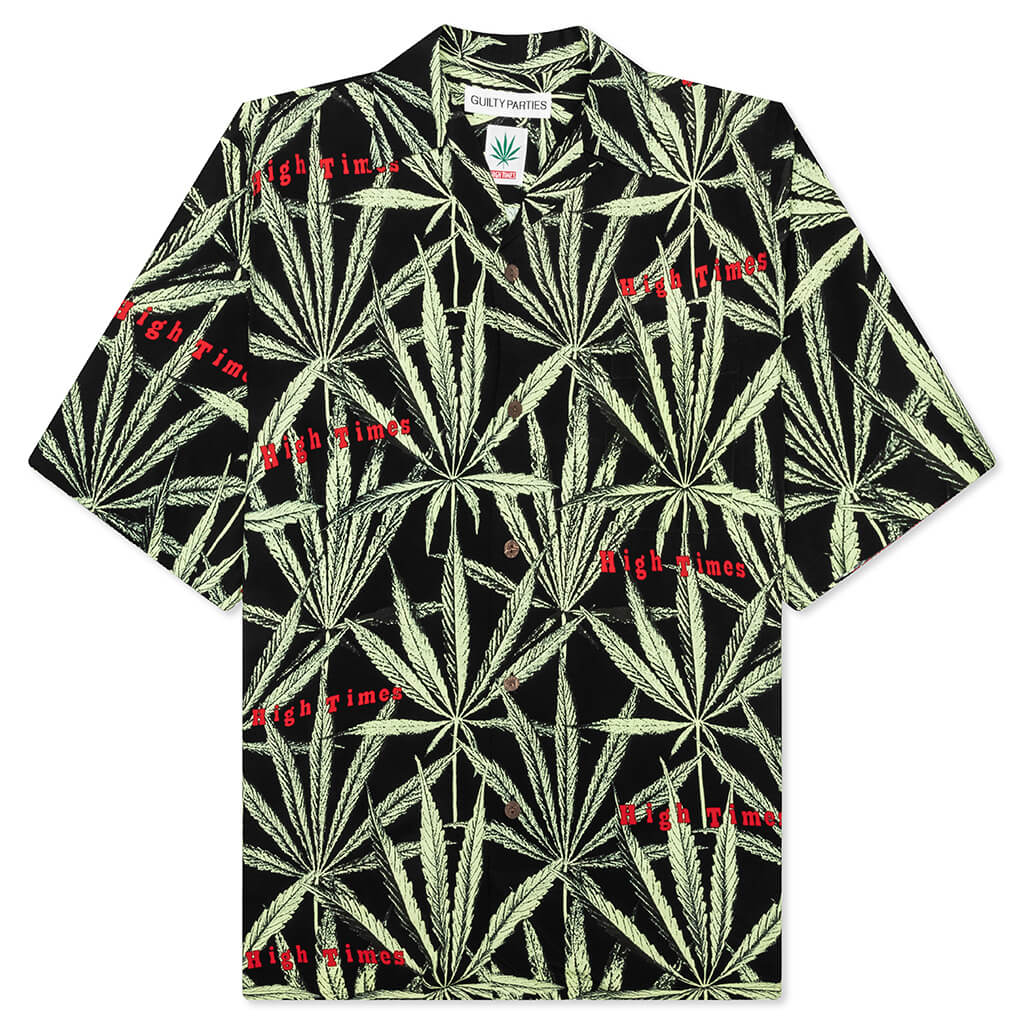 High Times S/S Hawaiian Shirt Type-1 - Black