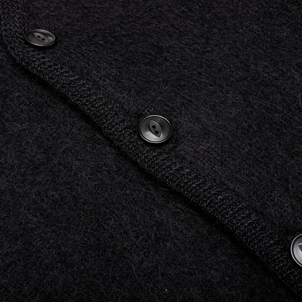 Mohair Cardigan Type 2 - Black - Image 5