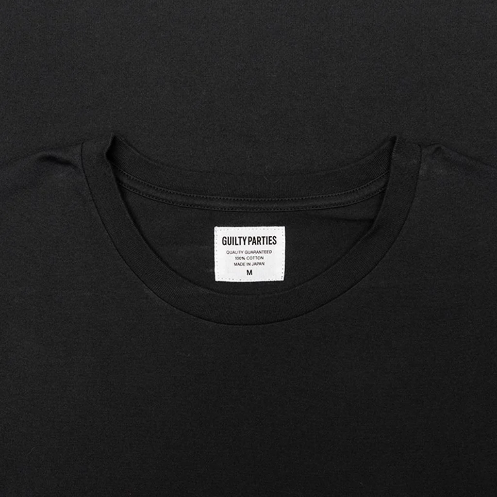 Standard Crewneck Tee 'Type 9' - Black - Image 3