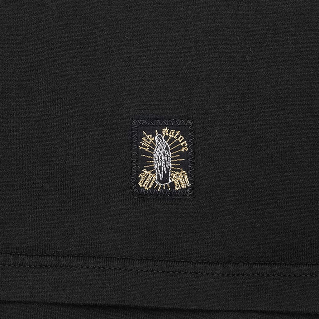 Standard Crewneck Tee 'Type 9' - Black - Image 4
