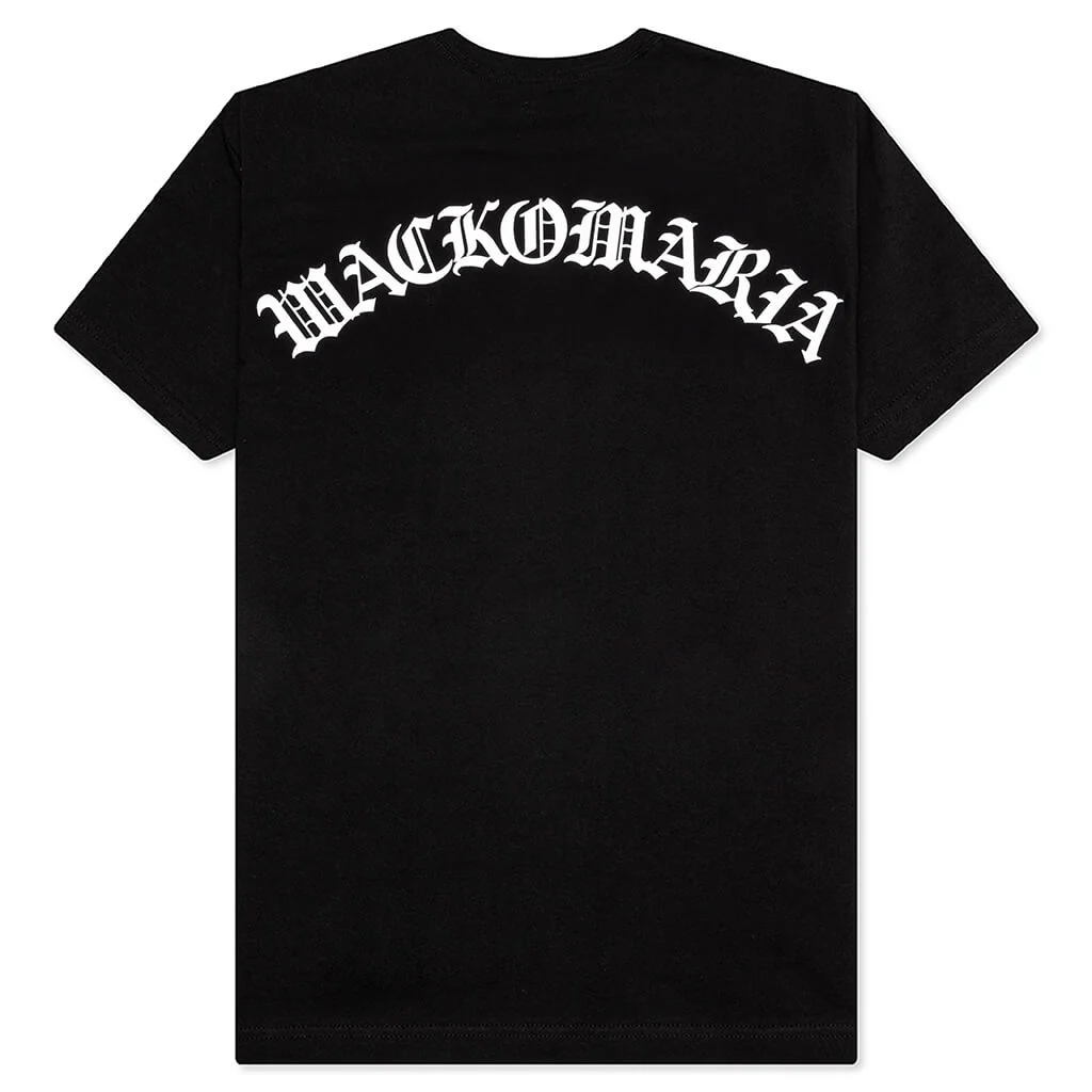 Washed Heavyweight Crewneck T-Shirt Type 2 - Black - Image 2