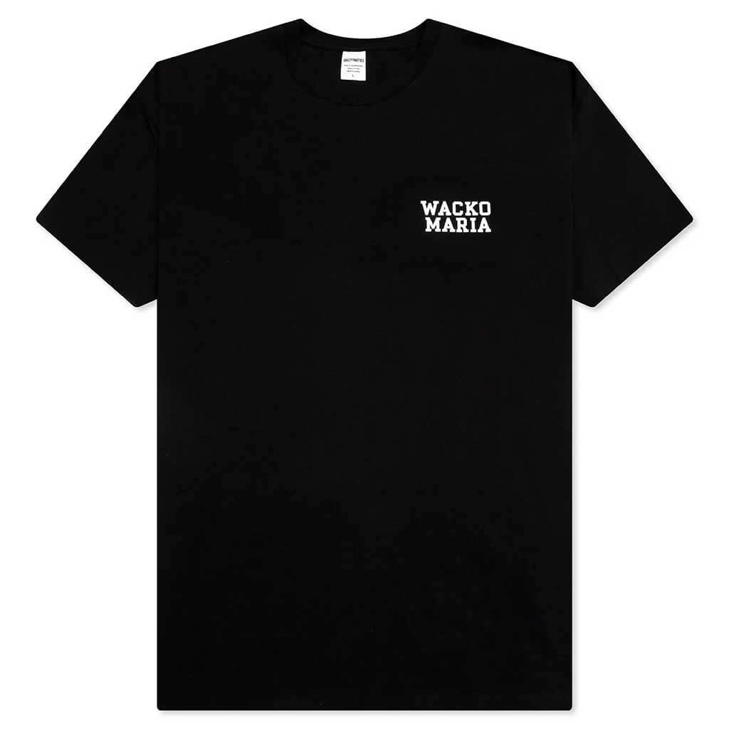 Washed Heavyweight Crewneck T-Shirt Type 5 - Black