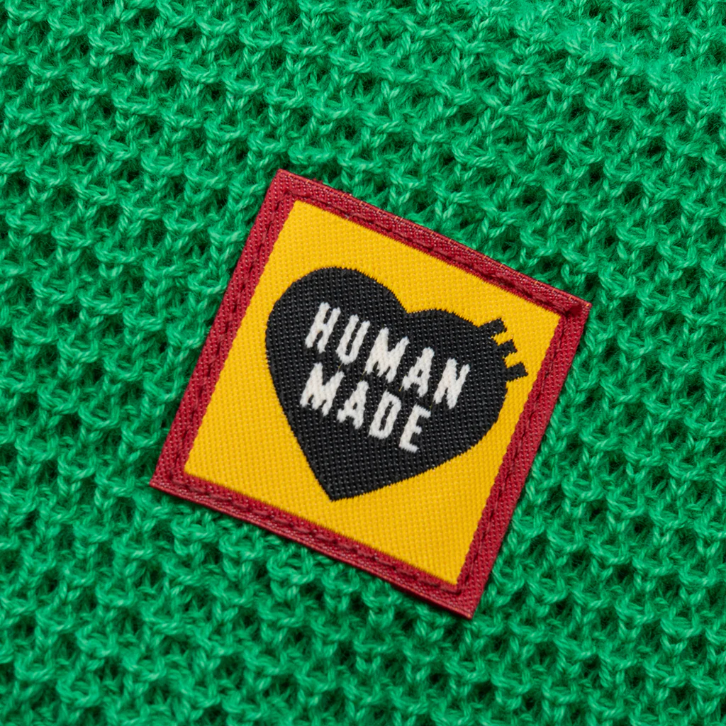 Waffle Beanie - Green - Image 2