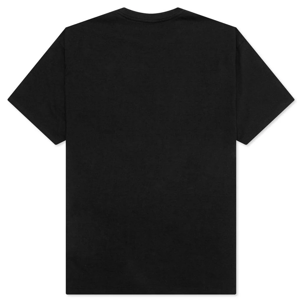 Washed Heavy Weight Crewneck T-Shirt - Black - Image 2