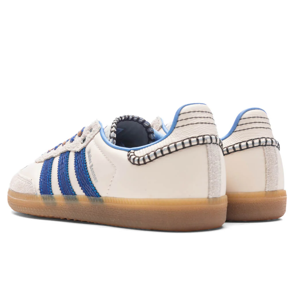 Wales Bonner x Adidas Nylon Samba - Wonder Clay/Team Royal Blue/Wonder White - Image 3