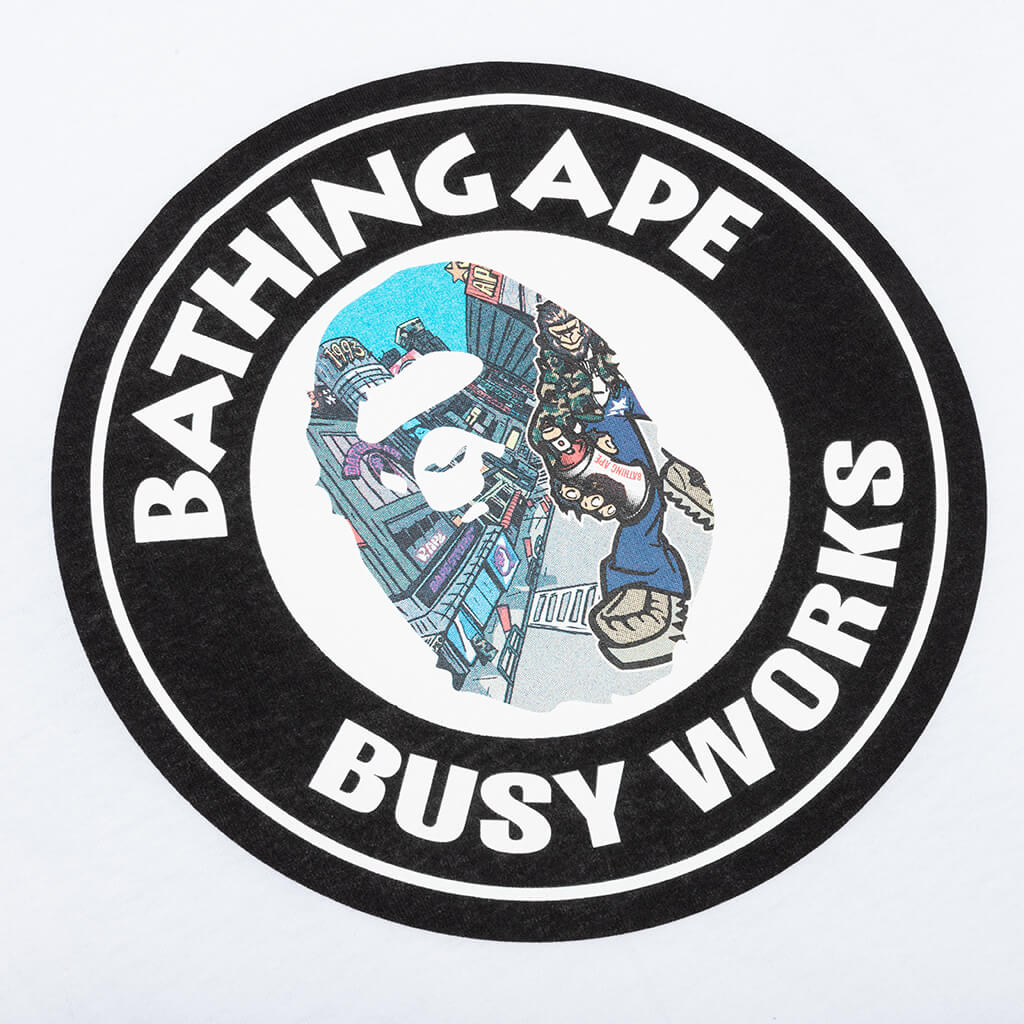 Comic Art Busy Works Tee - White - Image 3