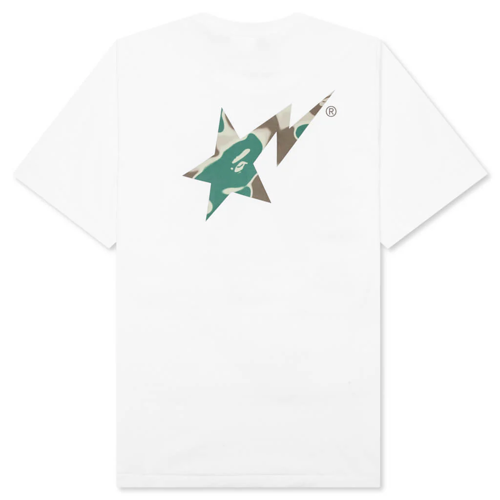 Liquid Camo Bape Sta Logo Tee - White - Image 2