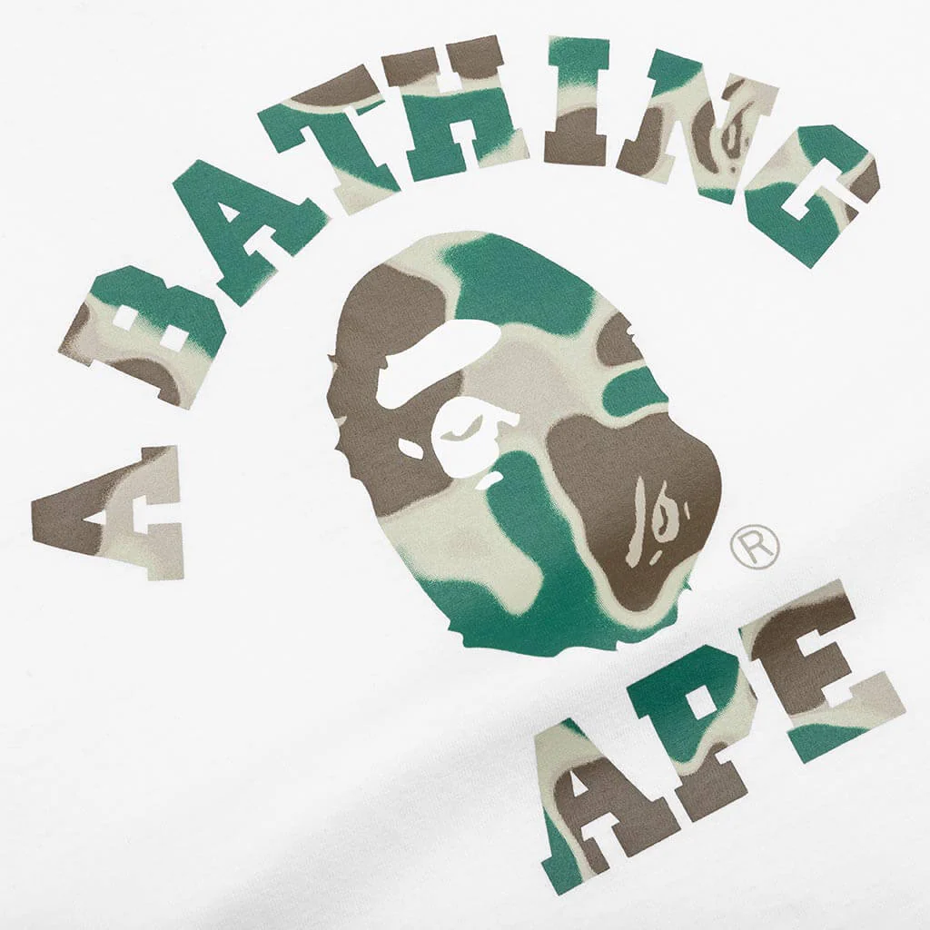 Liquid Camo College L/S Tee - White - Image 4