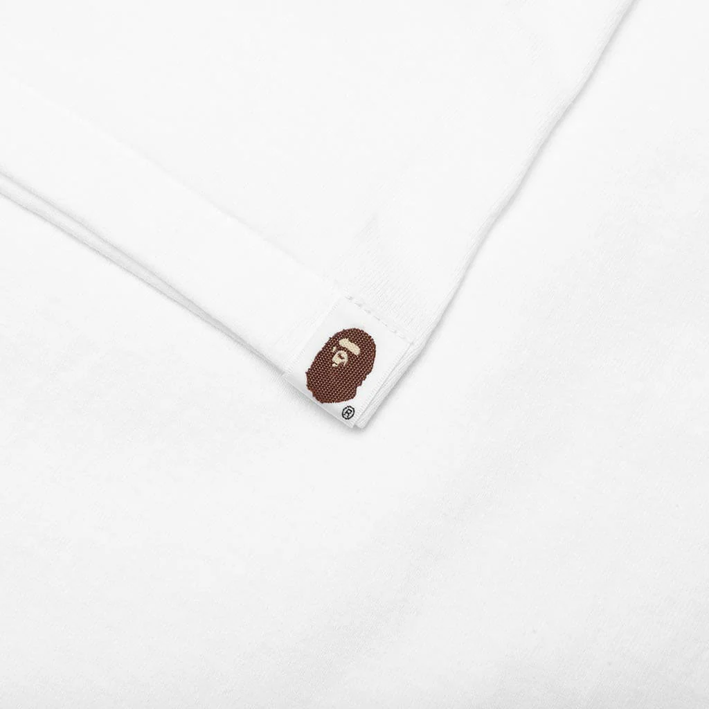 Liquid Camo Small Ape Face Tee - White - Image 5