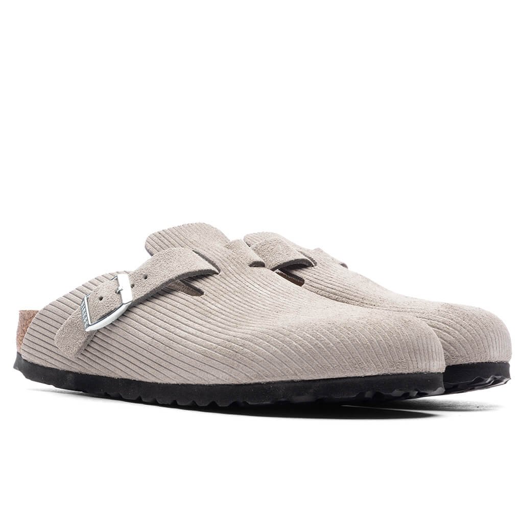 Wide Boston Suede Embossed - Corduroy Stone Coin - Image 2