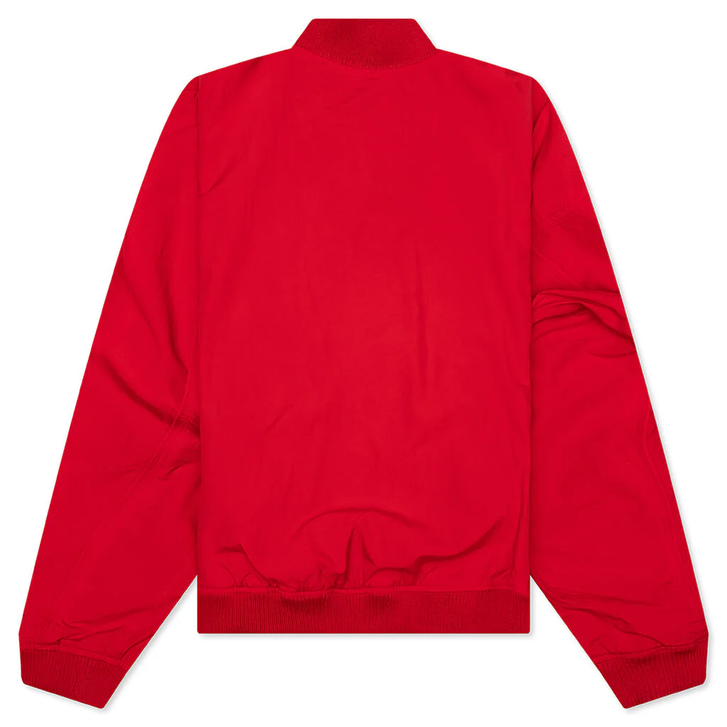 Bomber Track Jacket - Red - Image 2