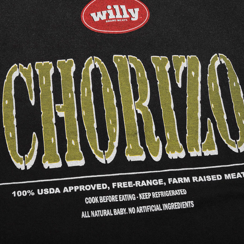 Chorizo Destroyed Easy Tee - Washed Black - Image 3