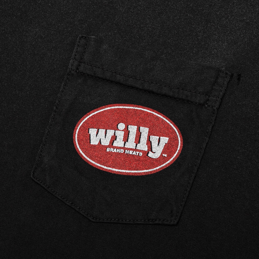 Chorizo Destroyed Easy Tee - Washed Black - Image 4