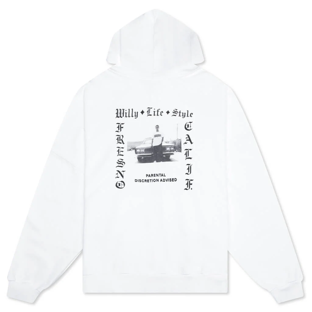 Willy Life Style Hooligan Zip Through - White - Image 2
