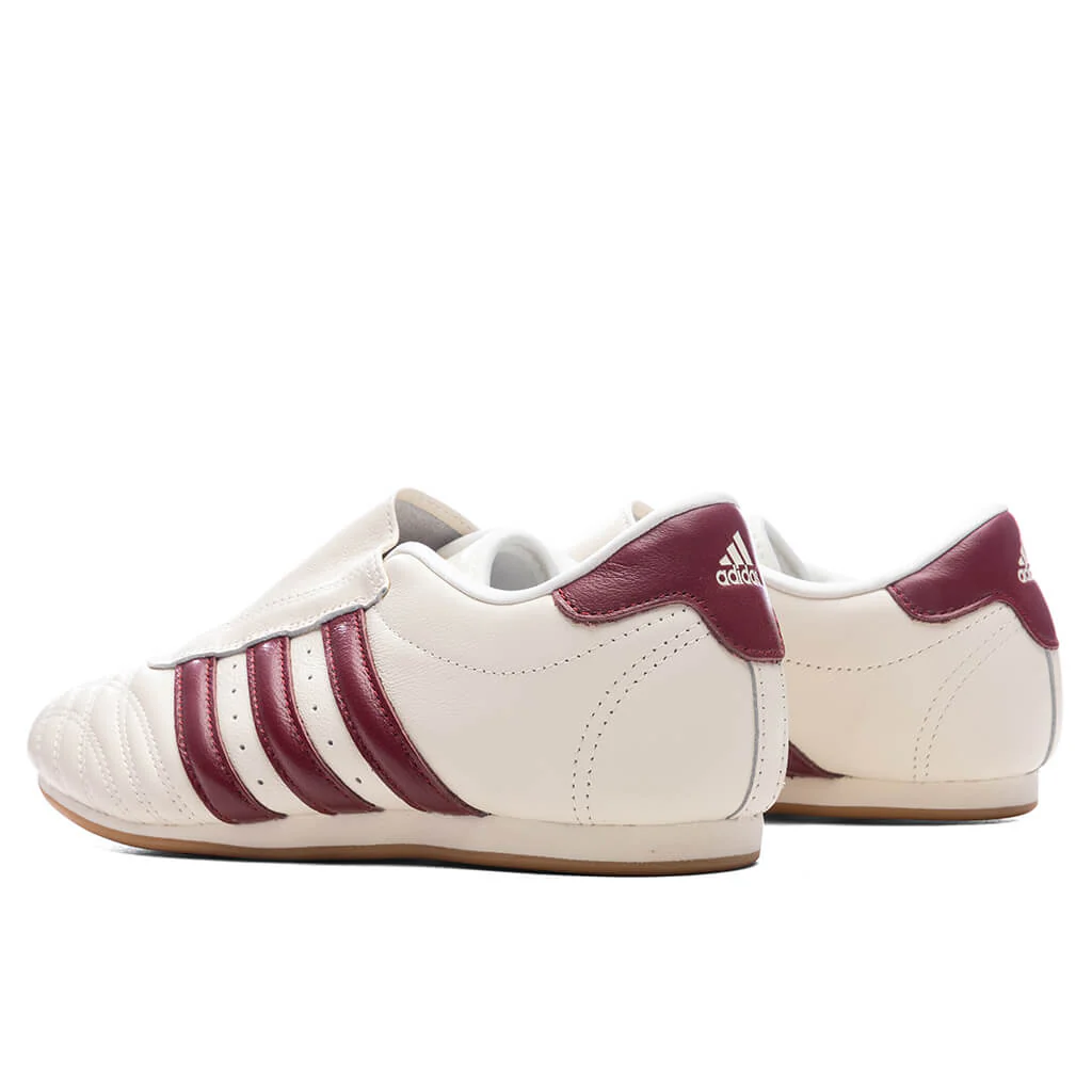 Women's Taekwondo - Off White/Noble Maroon/Gum - Image 3
