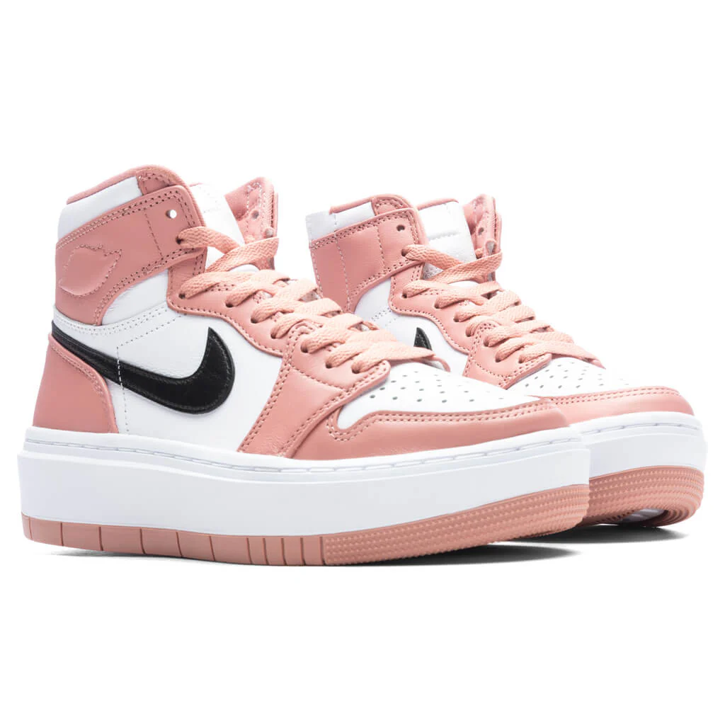 Women's Air Jordan 1 Elevate High - Red Stardust/Black/White - Image 2
