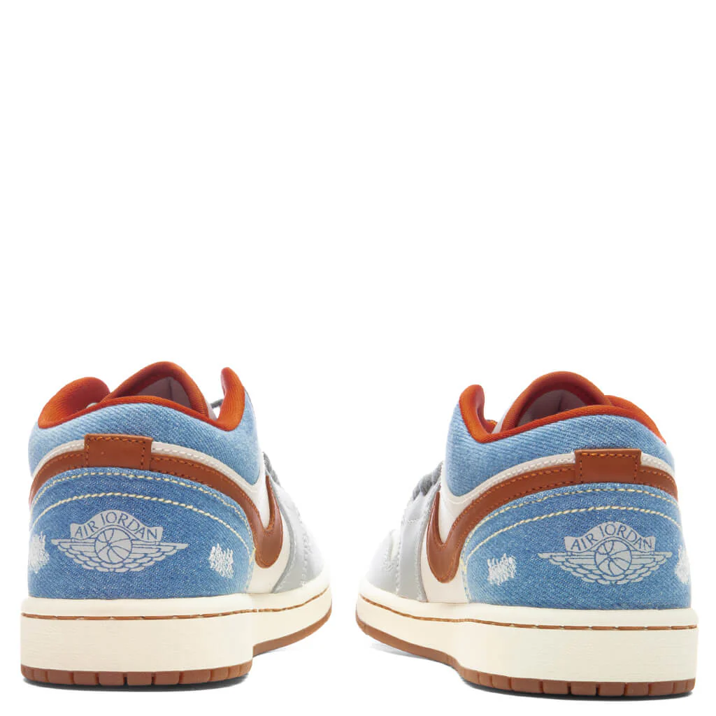 Women's Air Jordan 1 Low - Phantom/Multi Color/Coconut Milk - Image 4