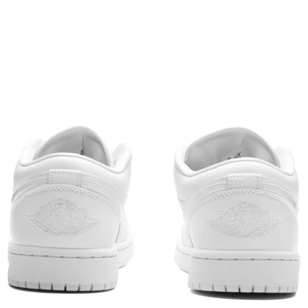 Women's Air Jordan 1 Low - Triple White - Image 4