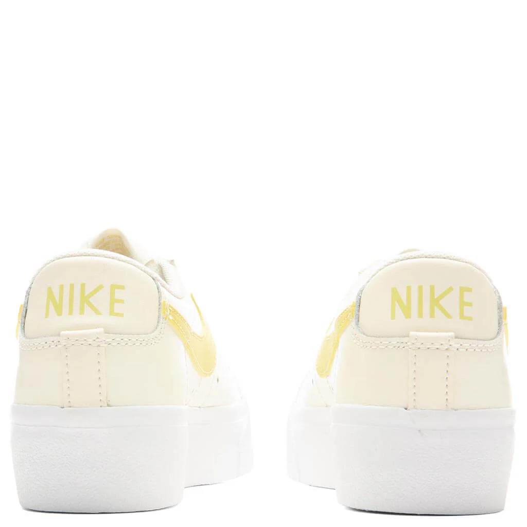 Women's Blazer Low Platform - Pale Ivory/Saturn Gold/White - Image 4