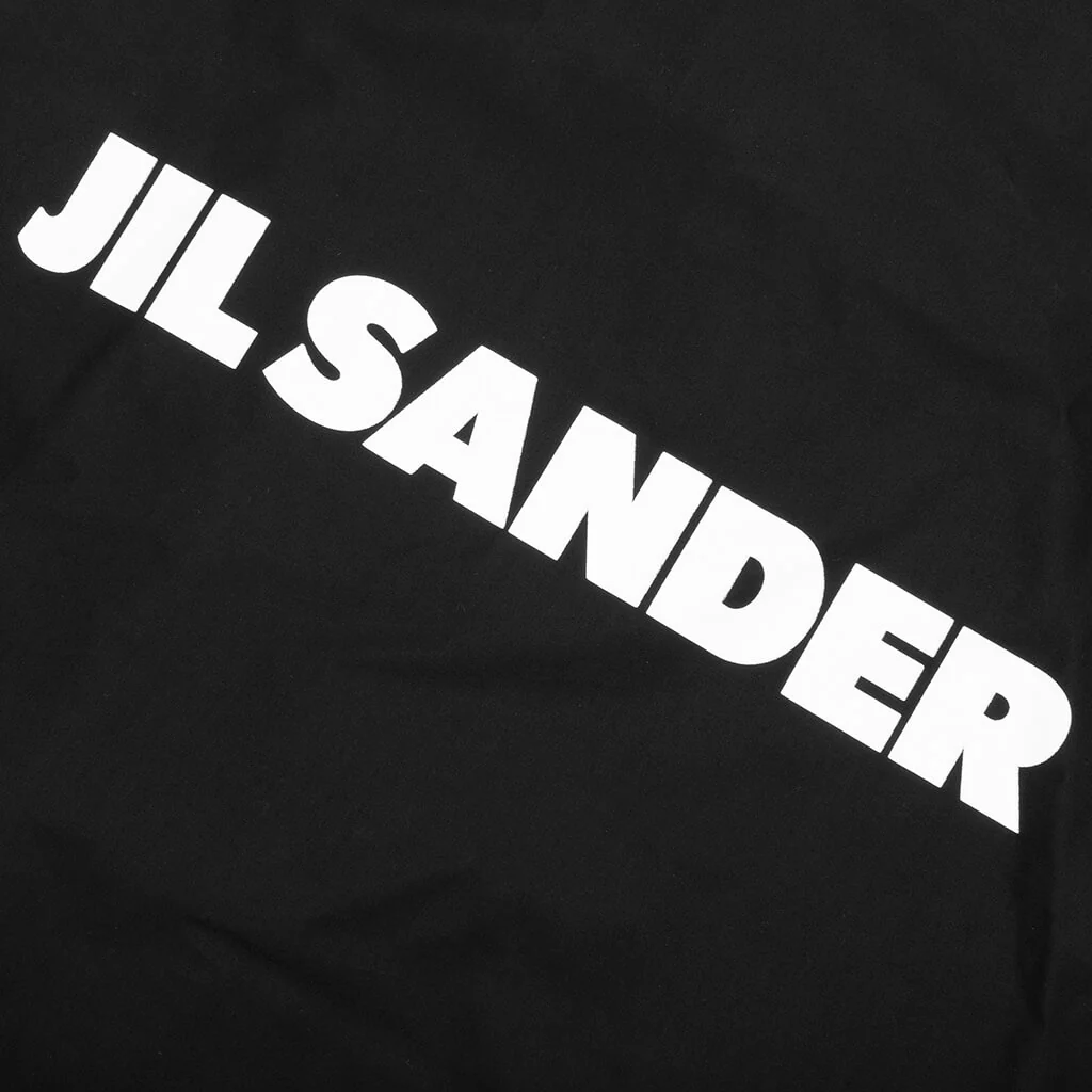 Logo Print Shirt Jacket - Black - Image 4