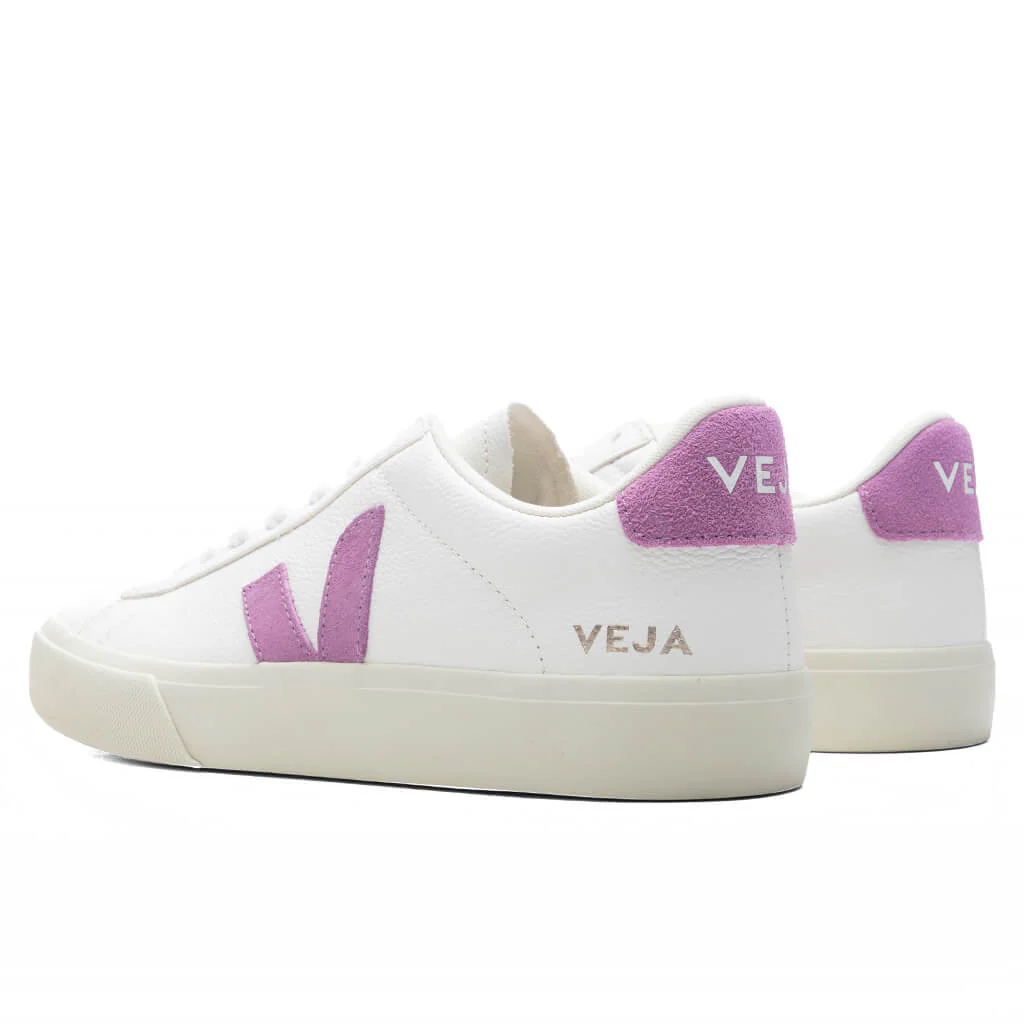 Women's Campo Chromefree Leather - Extra White/Mulberry - Image 3