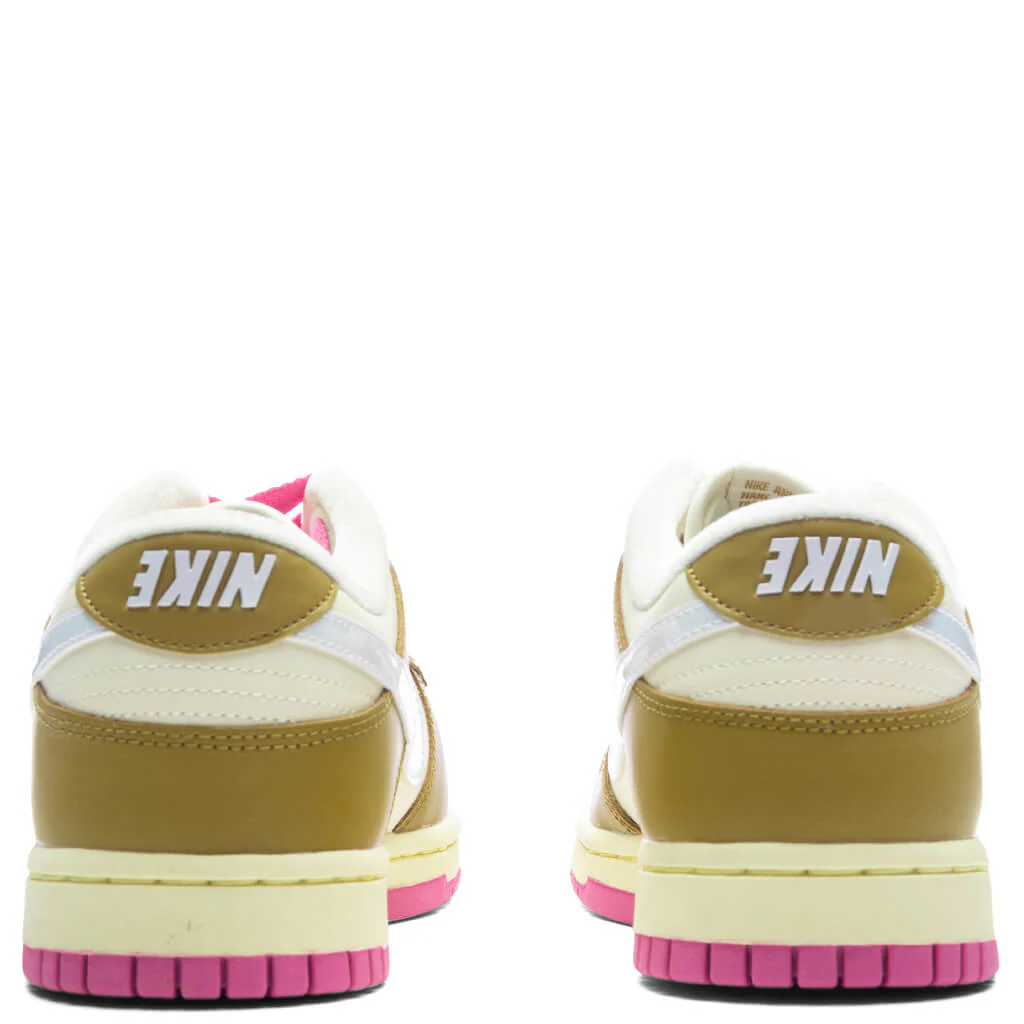 Women's Dunk Low SE - Bronzine/Coconut Milk/Playful Pink - Image 4
