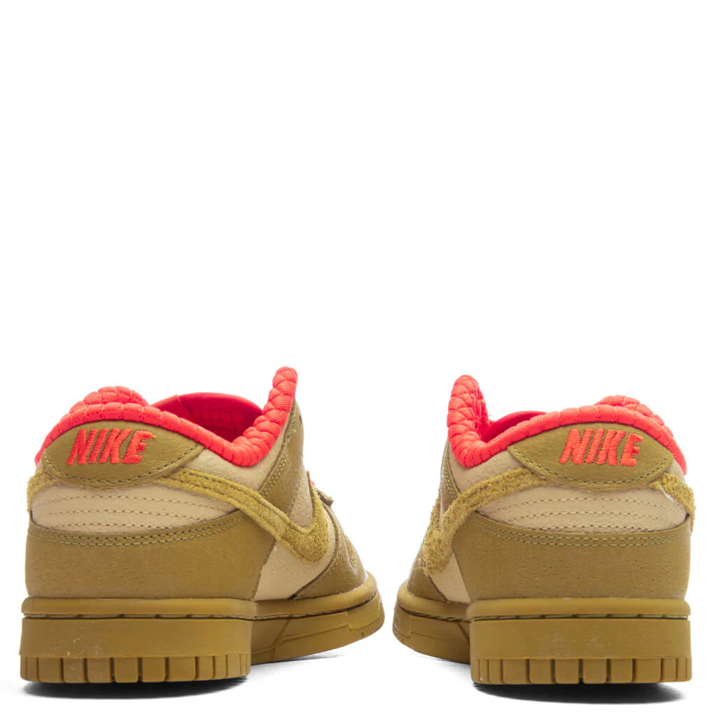 Women's Dunk Low - Sesame/Bronzine/Picante Red - Image 4