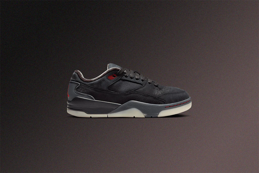 Air Jordan x WHO DECIDES WAR Women's Flight Court - Black/Varsity Red/Off Noir/Muslin - Image 5