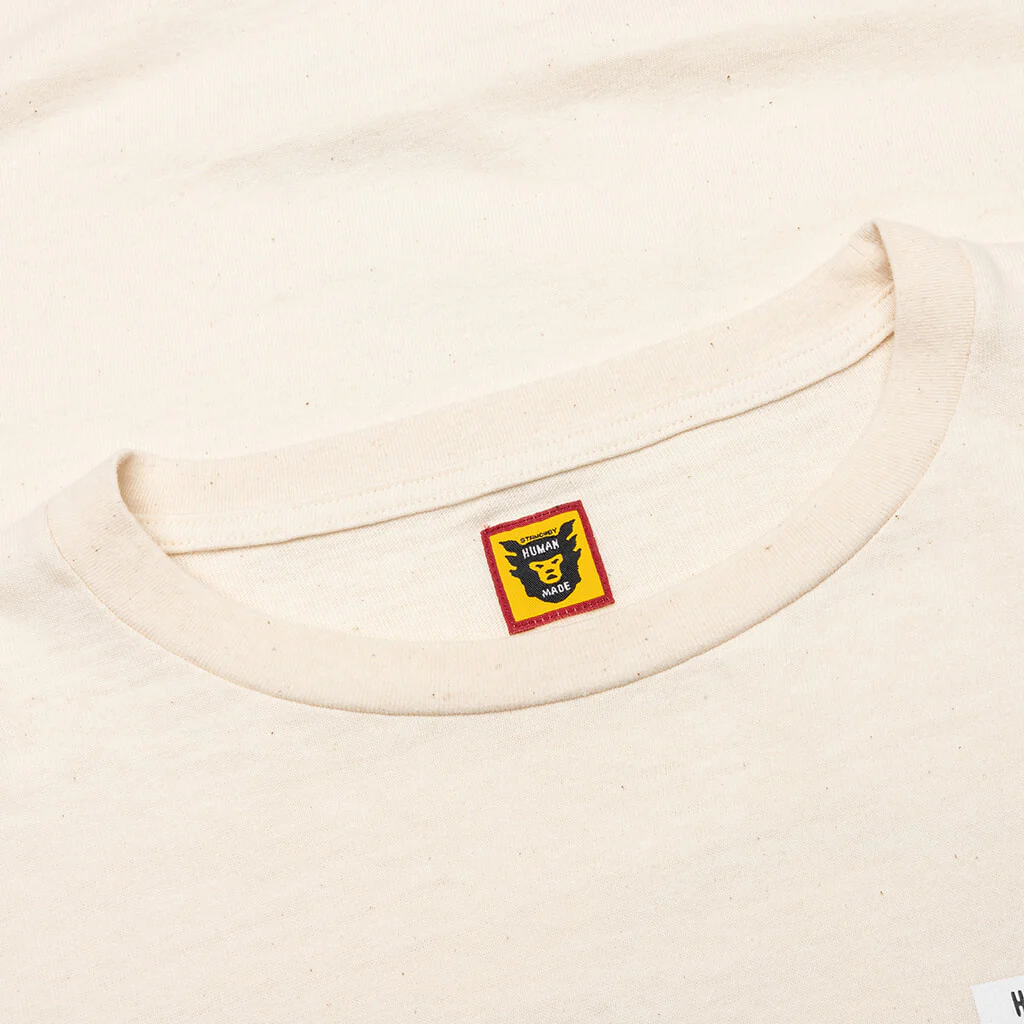 Wool Blended L/S T-Shirt - White - Image 3