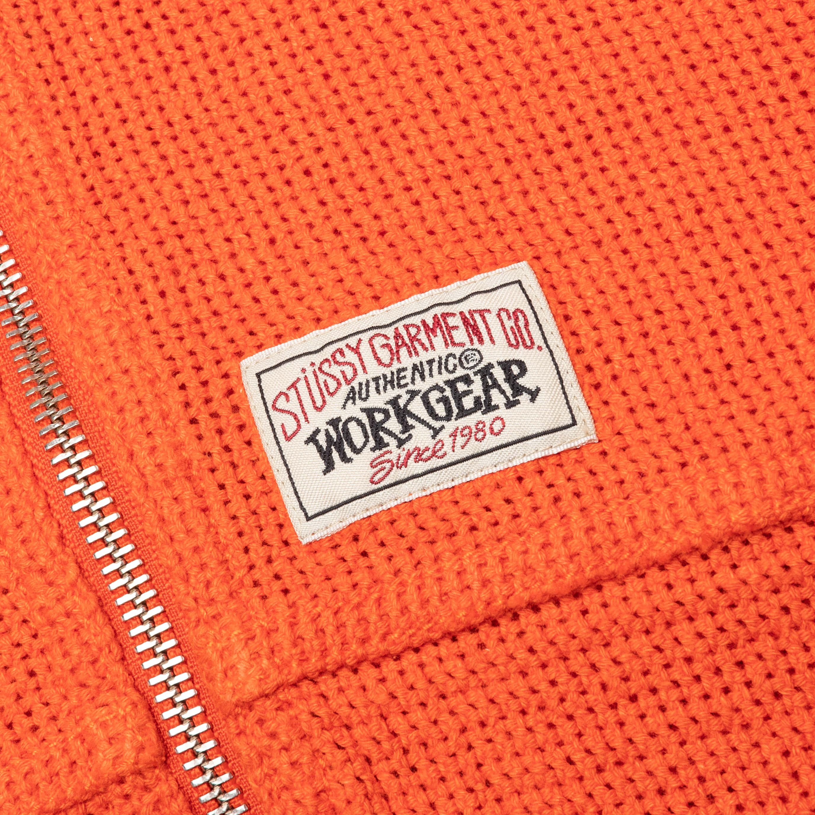 Work Jacket Cotton Mesh - Red Orange - Image 4