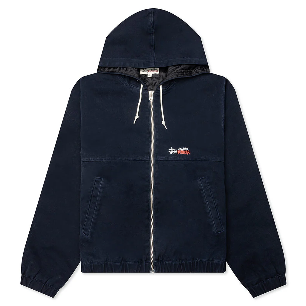 Work Jacket Insulated Canvas - Navy