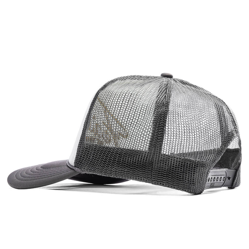 Feature x Wynn Shine Trucker - Charcoal Grey/White - Image 4