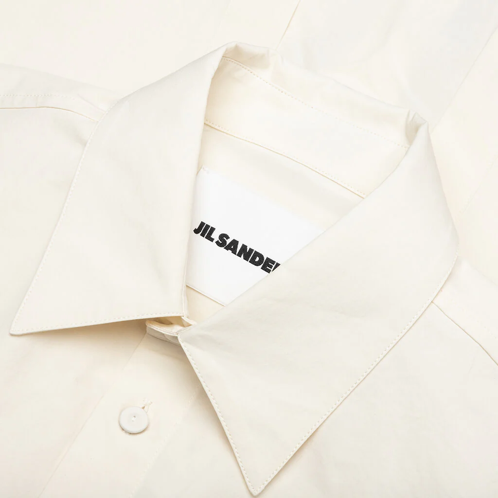 Layered Jewel Detail Shirt - Coconut - Image 4