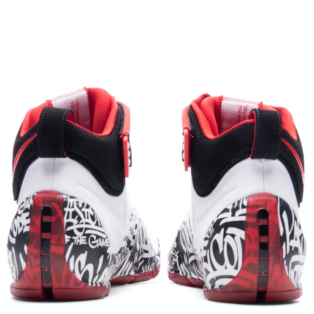 Zoom Lebron IV - White/Black/University Red - Image 4